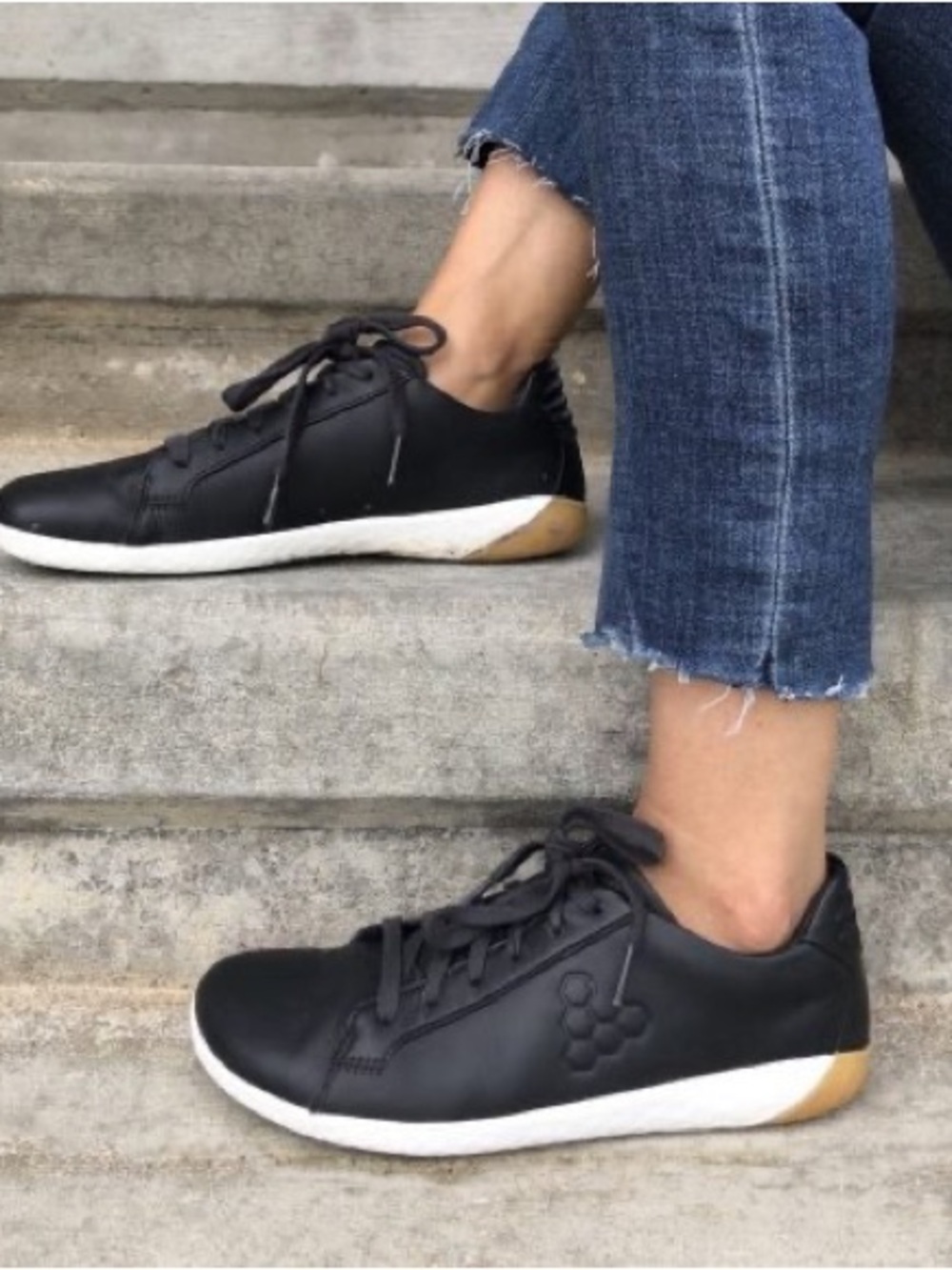 Vivo Barefoot Geocourt Black Sneakers - Picture 2 of 7